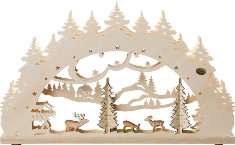 Saico GmbH Seiffen Lichterbogen 3D-Lichterbogen "Wald" mit geschnitzen Figuren,7-flammig elektrisch Saico GmbH Seiffen Lichterbogen 3D-Lichterbogen "Wald" mit geschnitzen Figuren,7-flammig elektrisch von Saico GmbH Seiffen
