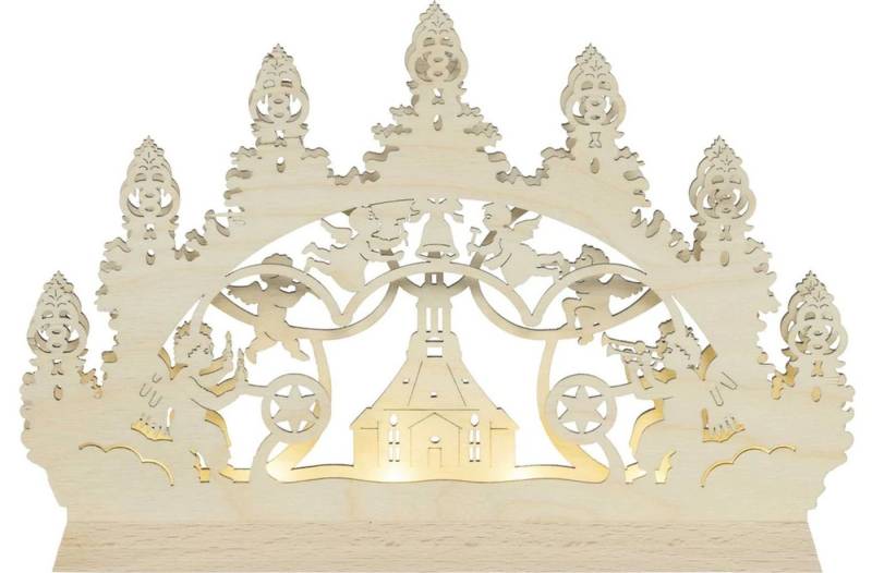 Saico GmbH Seiffen Lichterbogen Schwibbogen Seiffener Kirche LED natur BxHxT 23,5x16x3cm NEU Saico GmbH Seiffen Lichterbogen Schwibbogen Seiffener Kirche LED natur BxHxT 23,5x16x3cm NEU von Saico GmbH Seiffen