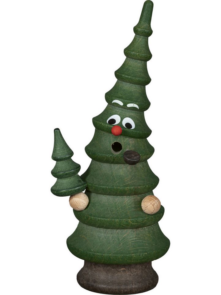 SAICO Original Räucherhaus Räucherbaum Deko Holz Sturmfichtl inkl. 5 von SAICO Original