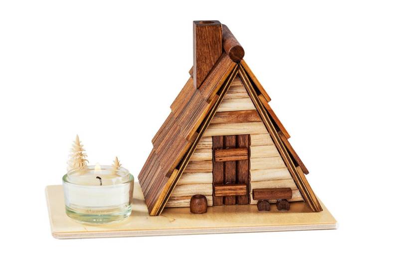 SAICO Original Räuchermännchen Räucherhaus, Schutzhütte, für ein Teelicht, BxHxT: 18x12x11cm SAICO Original Räuchermännchen Räucherhaus, Schutzhütte, für ein Teelicht, BxHxT: 18x12x11cm von SAICO Original
