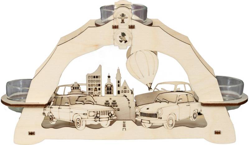 SAICO Original Teelichthalter Trabant und Wartburg, BxHxT: 23x13x6,5 cm SAICO Original Teelichthalter Trabant und Wartburg, BxHxT: 23x13x6,5 cm von SAICO Original