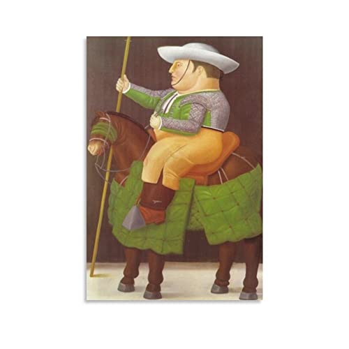 Picador von Fernando Botero Gemälde Leinwandposter Wandkunst Bild Kunstdrucke Hängende Fotodekoration Heimposter Kunstwerke 30 x 45 cm von SAIJING