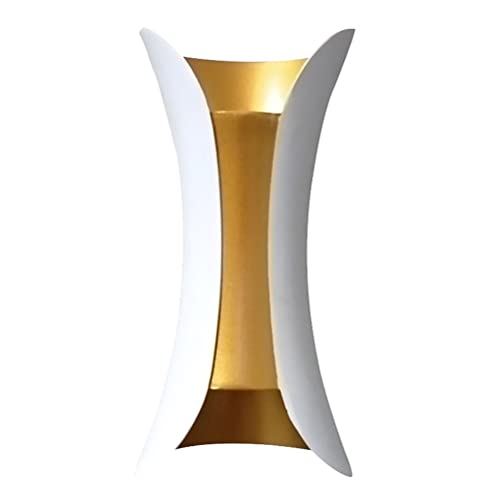 Serin-Eletro 10W LED-Wandleuchte Außen Innen Lampe 2-Flammig Wandspots Modern Up Down Strahler Wandlampe Weiss Gold Warmeiß Licht Flurlampe Aussenlampe Aussenwandleuchte Gartenlampe Serin-Eletro 10W LED-Wandleuchte Außen Innen Lampe 2-Flammig Wandspots Modern Up Down Strahler Wandlampe Weiss Gold Warmeiß Licht Flurlampe Aussenlampe Aussenwandleuchte Gartenlampe von Serin-Eletro