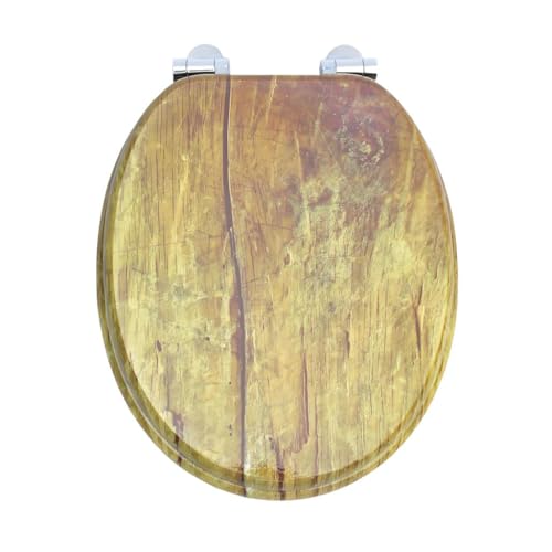 SAINOS WC SITZ O-förmig mit Soft-Close-Mechanismus MDF-Material (H042) von SAINOS