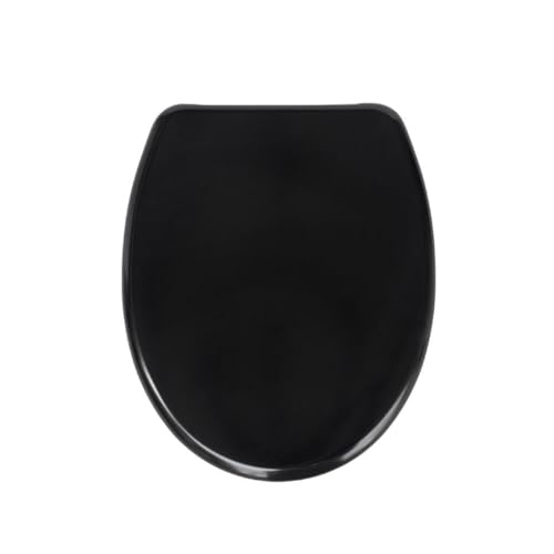 SAINOS WC SITZ mit Soft-Close-Mechanismus Duroplast (Schwarze O-Form) von SAINOS