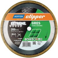 Norton Clipper Diamant Trennscheibe extreme gres 350 x 25,4 mm für harte Fliesen von SAINT GOBAIN