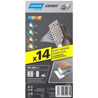 Norton Expert Schleifpapier 93x185mm Gemischt 14er ve Gelocht / Multi-Air von SAINT GOBAIN