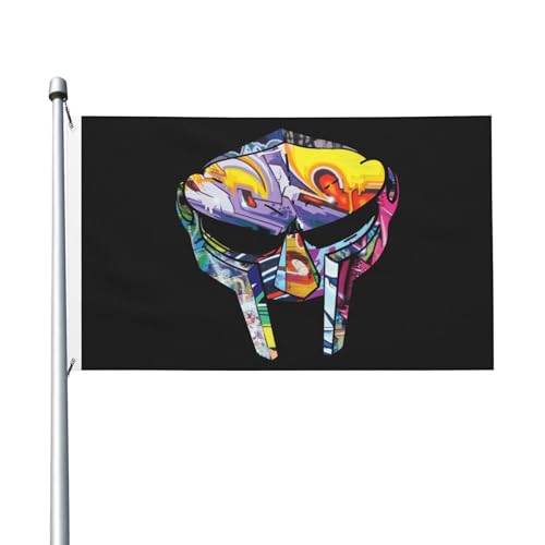 3 Fuß × 5 Fuß Doom Rapper MF Music Fuß Fahne Moderne dekorative Fahne leicht und weich fallend schnell trocknendes Material geeignet für Rasenflächen Partys Balkone Flure 3 Fuß × 5 Fuß Doom Rapper MF Music Fuß Fahne Moderne dekorative Fahne leicht und weich fallend schnell trocknendes Material geeignet für Rasenflächen Partys Balkone Flure von SAIOKSIT