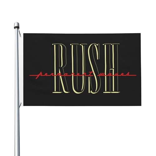 3 Fuß × 5 Fuß Music Rock Band Fuß Fahne Moderne dekorative Fahne leicht und weich fallend schnell trocknendes Material geeignet für Rasenflächen Partys Balkone Flure von SAIOKSIT
