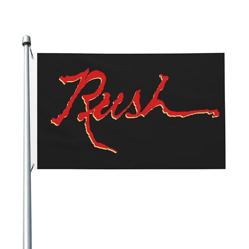 3 Fuß × 5 Fuß Music Rock Band Fuß Fahne Moderne dekorative Fahne leicht und weich fallend schnell trocknendes Material geeignet für Rasenflächen Partys Balkone Flure von SAIOKSIT