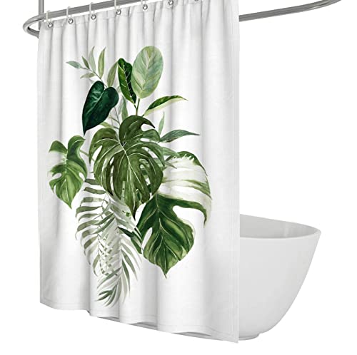 SAISEMIHOME Tropischer Duschvorhang Sommer Pflanze Schildkröte zurück Bambus Palme Blätter wasserdichte Stoff Dusche Vorhang Badezimmer Dekor mit Haken W120xL200cm SAISEMIHOME Tropischer Duschvorhang Sommer Pflanze Schildkröte zurück Bambus Palme Blätter wasserdichte Stoff Dusche Vorhang Badezimmer Dekor mit Haken W120xL200cm von SAISEMIHOME