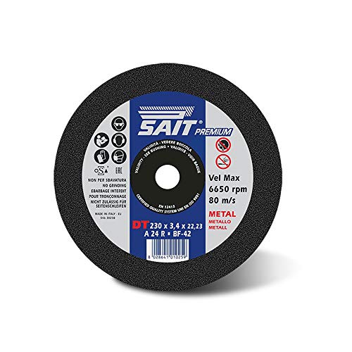 Sait 01109 PREMIUM-DT A 24 R Trennscheibe mit Gekröptem Mittelteil, 115mm x 2.5mm, 22.23 Mittlere Bohrung Sait 01109 PREMIUM-DT A 24 R Trennscheibe mit Gekröptem Mittelteil, 115mm x 2.5mm, 22.23 Mittlere Bohrung von SAIT