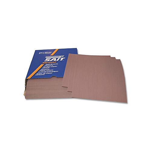 Sait 68093 S-Saitac 3S Schleifpapierböge, 230mm x 280mm, 240 Körnung, 100 Stück von SAIT