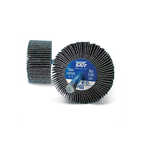 Sait 74073 G-SAITOR C Lamellenschleifräder, 60mm x 20mm x 6mm, 60 Körnung, 10 Stück von SAIT