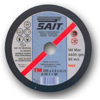 Trade Shop - EDELSTAHL SCHEIBE ZUM SCHNEIDEN VON METALL EISEN FLEX SCHLEIFMASCHINE SAIT 115X1,6X22 - von SAIT
