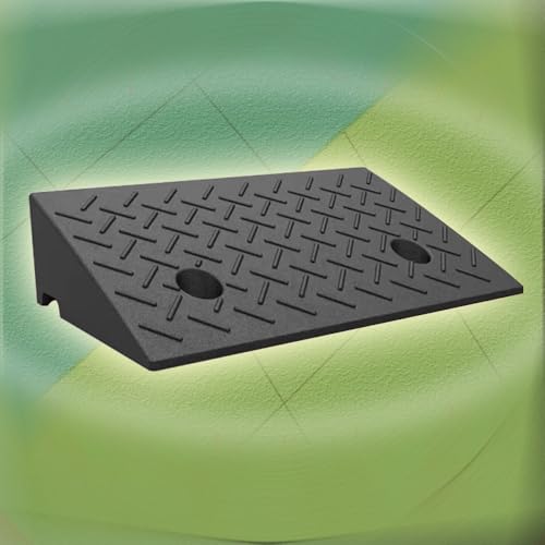 Rollstuhlrampe, 2" 5" 7" Rise Doorway Threshold Ramp, Steps Transition Ramp For Warehouse Sidewalk Steps(50x30x11cm) von SAJMAKUWLA