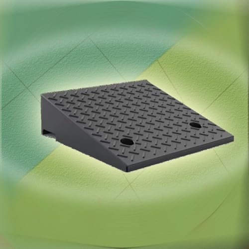 Rollstuhlrampe, 2" 5" 7" Rise Doorway Threshold Ramp, Steps Transition Ramp For Warehouse Sidewalk Steps(50x50x19cm) von SAJMAKUWLA