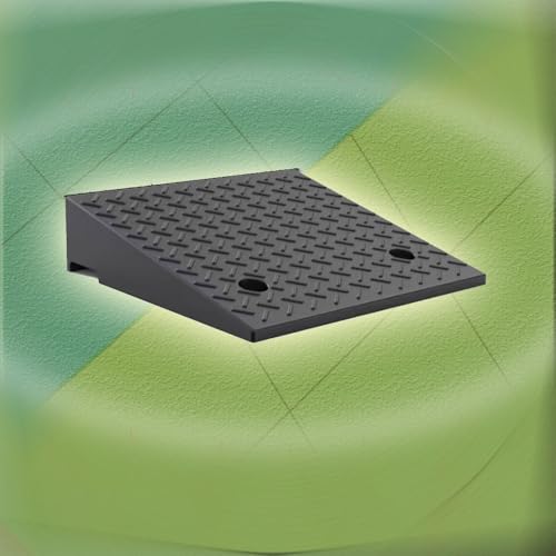 Rollstuhlrampe, 2" 5" 7" Rise Doorway Threshold Ramp, Steps Transition Ramp For Warehouse Sidewalk Steps(50x50x9cm) von SAJMAKUWLA