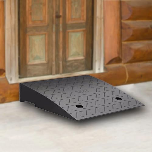 Rollstuhlrampe, 4" 5" Portable Cars Driveway Ramps For Sidewalk Garage Dock Warehouse(H 13cm/5") von SAJMAKUWLA
