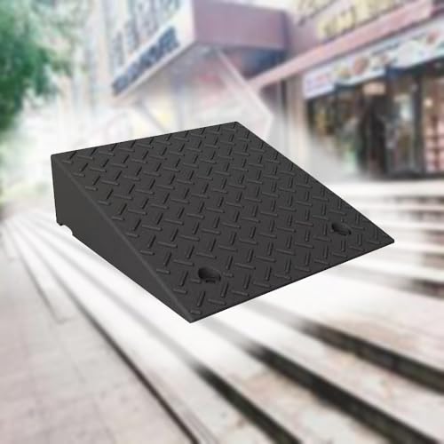 Rollstuhlrampe, Portable Curb Ramps 2" 4" Rise Driveway Ramps For Sidewalk Steps Garage Cars(50x50x20 cm (20"x20"x8")) von SAJMAKUWLA