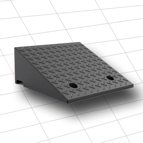 Rollstuhlrampe, Portable Walkers Threshold Ramp, Loading Ramp Shed Ramps For Doorway Scooter Steps(H 19cm) von SAJMAKUWLA