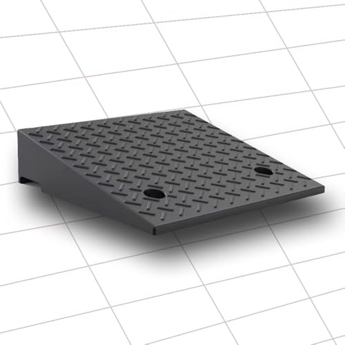 Rollstuhlrampe, Portable Walkers Threshold Ramp, Loading Ramp Shed Ramps For Doorway Scooter Steps(H 6cm) von SAJMAKUWLA