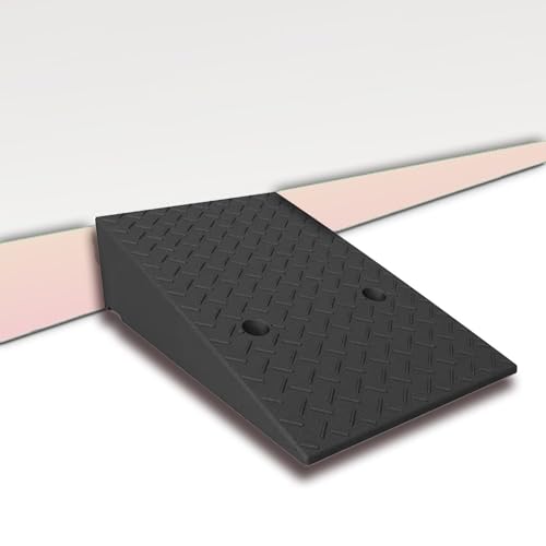 Rollstuhlrampe, Portable Wheelchair Ramp Shed Ramps For Sidewalk Cars Bike Stroller, 3" 4" 5" Rise Height(50x80x10 cm) von SAJMAKUWLA