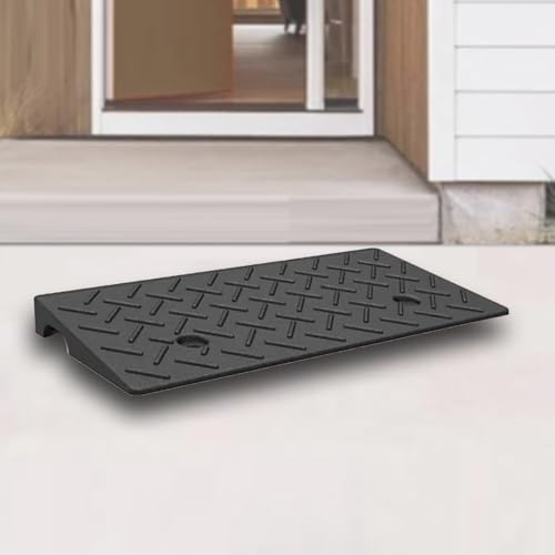 Rollstuhlrampe, Threshold Ramp Indoor Outdoor Kerb Ramp Loading Ramp For Garage Sidewalk(50x25x5cm) von SAJMAKUWLA