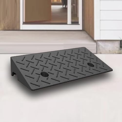 Rollstuhlrampe, Threshold Ramp Indoor Outdoor Kerb Ramp Loading Ramp For Garage Sidewalk(50x25x8cm) von SAJMAKUWLA