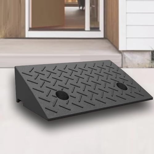 Rollstuhlrampe, Threshold Ramp Indoor Outdoor Kerb Ramp Loading Ramp For Garage Sidewalk(50x30x15cm) von SAJMAKUWLA
