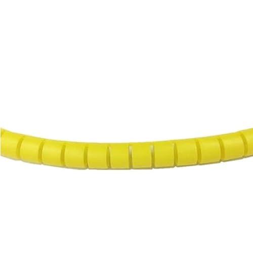 Spiralschlauch-Kabelschutz, 1 stücke 30mm 35mm Rohr Durchmesser Spirale Kabel Linie Wicklung Draht Organizer(Yellow,35mm 1 Meter) von SAJMAKUWLA