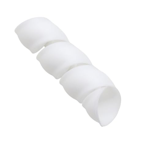 Spiralschlauch-Kabelschutz, 28 mm 30 35 Innendurchmesser Flexibler Rohrschutz(White,ID 28mm 5 Meters) von SAJMAKUWLA