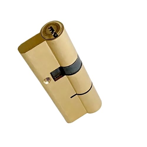Zylinderschloss, Reines Kupfer AB-Schlosskern, 105 mm Zylinder AB-Schlüssel, Diebstahlschutz, Eingangstürschloss aus Messing, einreihiger Schlosskern(5pcs 105(52.5-52.5)) von SAJMAKUWLA
