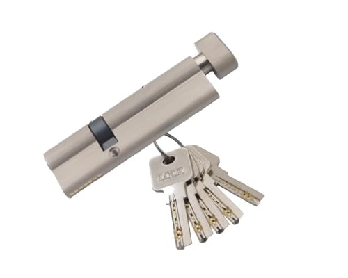 Zylinderschloss, Sicherheitstür Messing Schließzylinder Aluminiumlegierung Tür Exzentrischer Schlosskern(60x30t) von SAJMAKUWLA