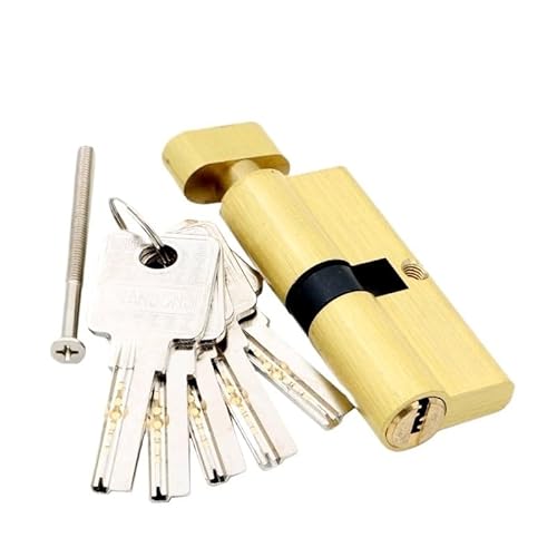 Zylinderschloss, Türschlosszylinder, doppelt oder einseitig zu öffnen, mit 3–10 Schlüsseln, passend for den Einsatz in Schlafzimmer, Badezimmer, Home Security Hardware(70bl10) von SAJMAKUWLA