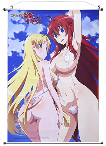 SAKAMI Highschool DXD Wallscroll Rias & Asia Wallscroll Stoff-Poster 60x86cm Wandbild auf Stoff, offiziell lizensiert Merchandise von SAKAMI