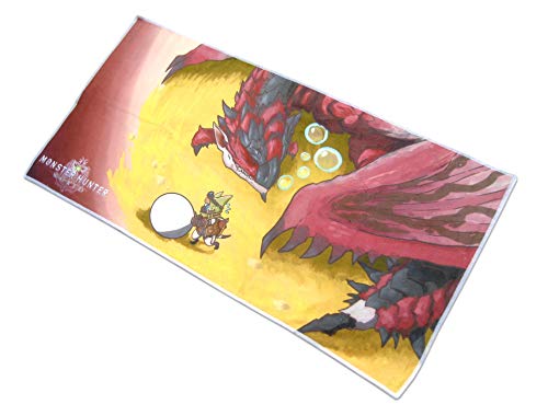 Monster Hunter World Handtuch - Rathalos und Palico Egg Mission * 70x35cm offiziell lizensiert von SAKAMI