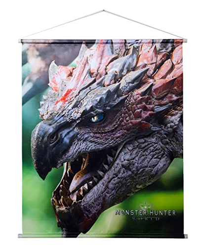 SAKAMI Monster Hunter World Rathalos Wallscroll Stoffposter 69x84cm - offiziell lizensiert von SAKAMI