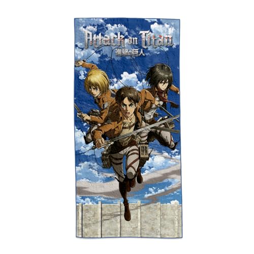 SAKAMI - Attack on Titan - Eren, Mikasa & Armin - Strandtuch, Towel - 150x75cm - original & lizensiert SAKAMI - Attack on Titan - Eren, Mikasa & Armin - Strandtuch, Towel - 150x75cm - original & lizensiert von SAKAMI
