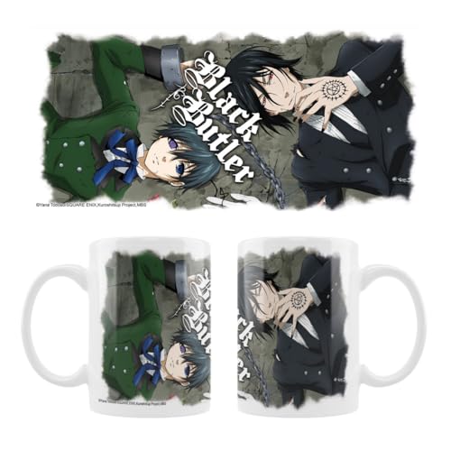 SAKAMI - Black Butler - Motiv 03 - Tasse, Mug - 320 ml - original & lizensiert von SAKAMI