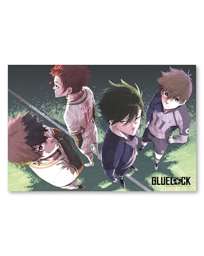 SAKAMI Blue Lock - Poster 03 - Oliver Aiku, Sae Itoshi, Yoichi Isagi & Rin Itoshi von SAKAMI