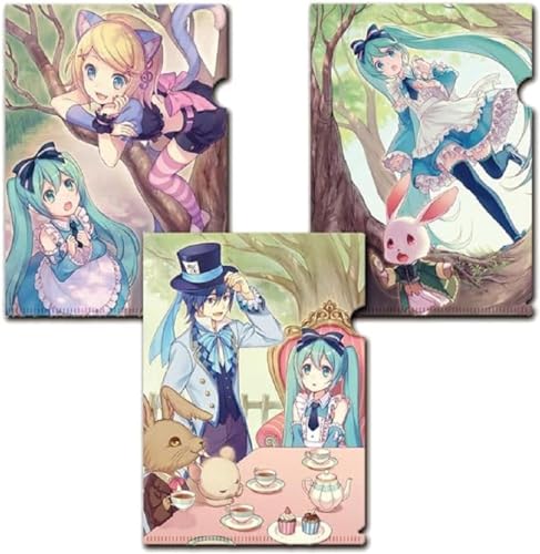 SAKAMI - Hatsune Miku - Clearfile Set / Folien - (3 Stück) - original & lizensiert von SAKAMI