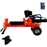 Holzspalter Sakawa AS20TG + 4-Takt-Ol 1 l + Kreuzen von SAKAWA