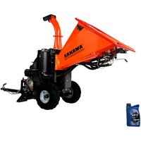 Häcksler Sakawa BS1600 mit Motor 15CV + 4-Takt-Öl von SAKAWA