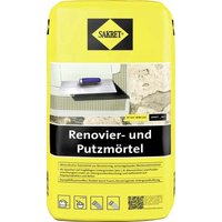 SAKRET Renovier- und Putzmörtel 10 kg Sack weiß Estrich & Mörtelprodukte von SAKRET