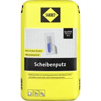 Sakret - Scheibenputz 25 kg Sack weiß Körnung 2 mm Putze von SAKRET