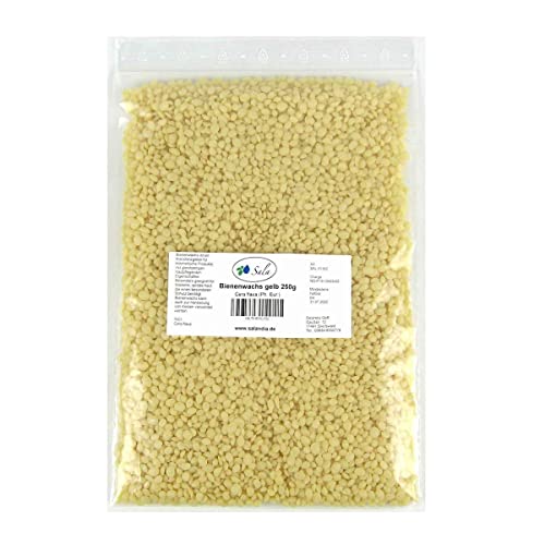 Sala Bienenwachs Pastillen gelb pharmazeutische Qualität (250 g Beutel) von Sala