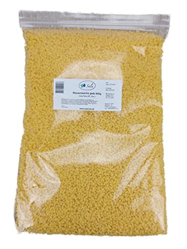 Sala Bienenwachs Pastillen gelb pharmazeutische Qualität (900 g Beutel) von Sala