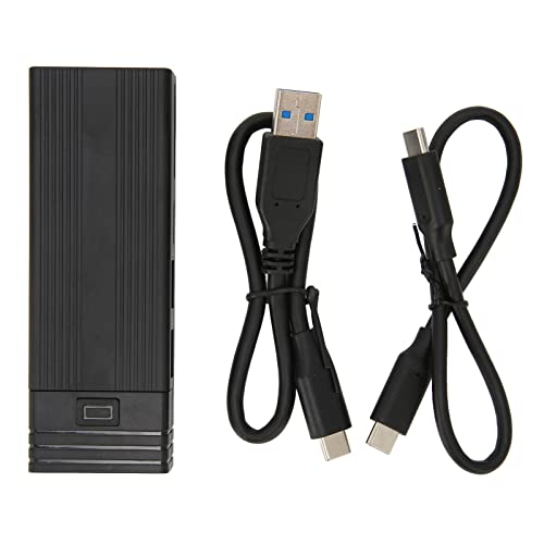 SALALIS Typ C SSD-Gehäuse, SSD HUB USB C 10 Gbps Gute Wärmeableitung Einfach zu verwenden für Computer für Spielekonsolen PS5 für Tablets(Schwarz) von SALALIS
