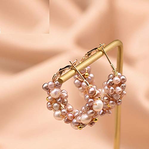 SALAN Bunte Echte Süßwasserperlenohrringe Für Frauen Hochzeit Ohrringe Party Feine Natürliche Peals Ohrringe Boho Schmuck SALAN Bunte Echte Süßwasserperlenohrringe Für Frauen Hochzeit Ohrringe Party Feine Natürliche Peals Ohrringe Boho Schmuck von SALAN